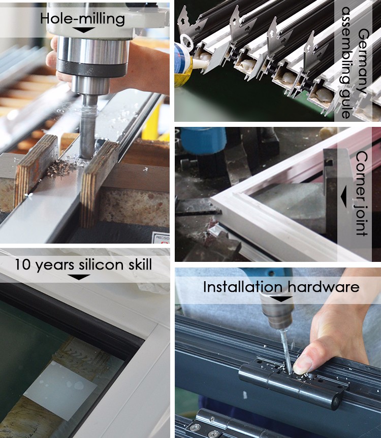 Double Glazed Aluminium Windows and Doors Comply with Australian & NZ Standards/Aluminium windows in China