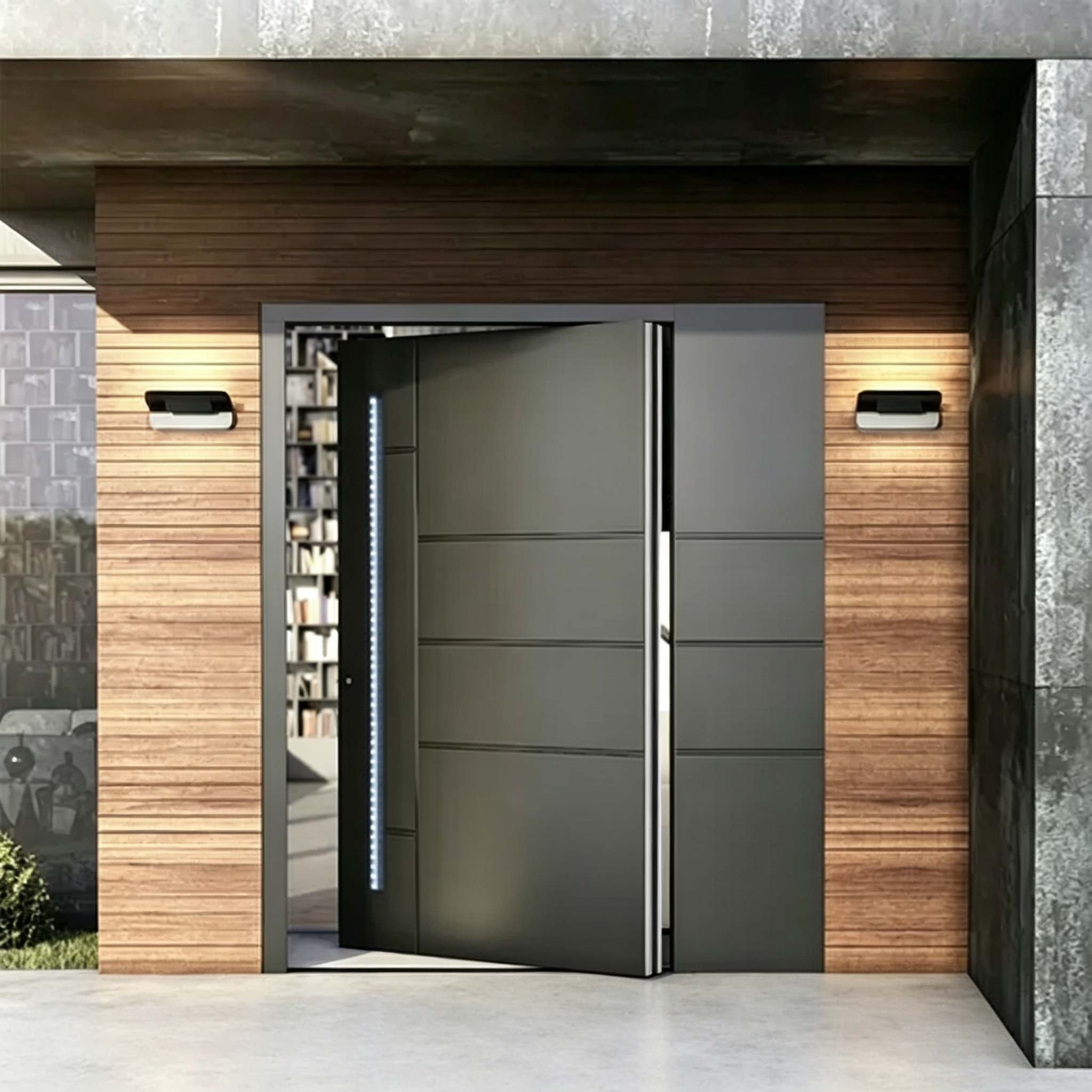 Thermally Broken Black Framed Steel Look Aluminum Glass French Door Crittall Style Heritage Doors