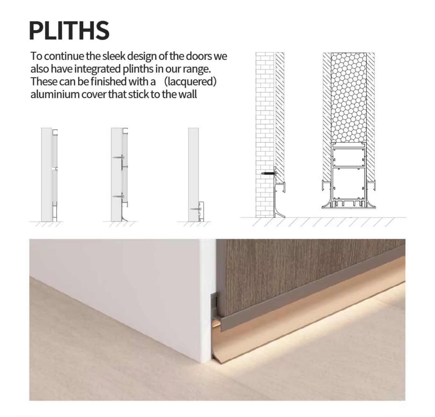 Residential Fireproof Moisture-proof MGO Door Slabs Latex & Art Coating Interior Aluminum Wood Hidden Invisible Door