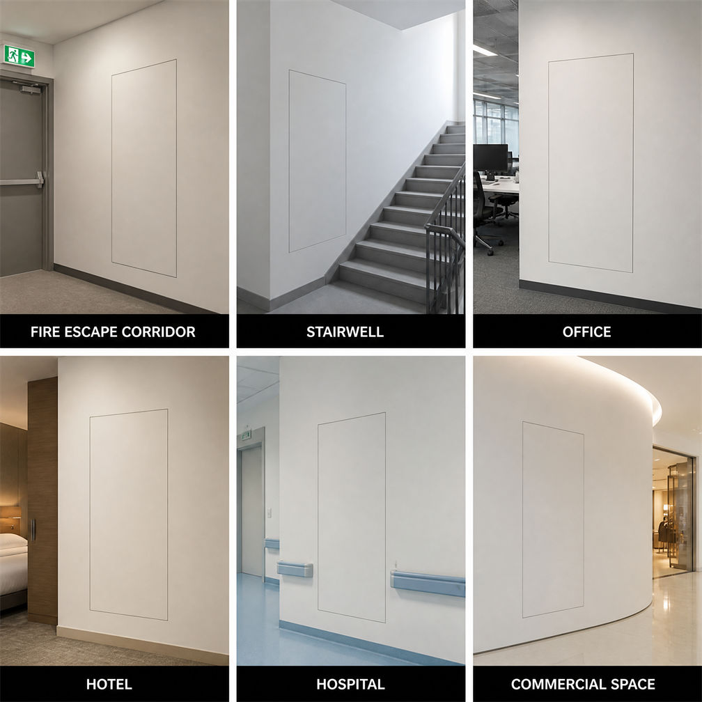 Access Panel Flush Finish Drywall Gypsum Door Aluminium Frame Touch Latch Wall Ceiling Inspection Service Hatch
