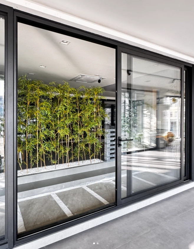 Minimalist Design Heavy Duty Sliding Door House Exterio Patio Aluminum Door Beautiful Balcony Sliding Glass Doors