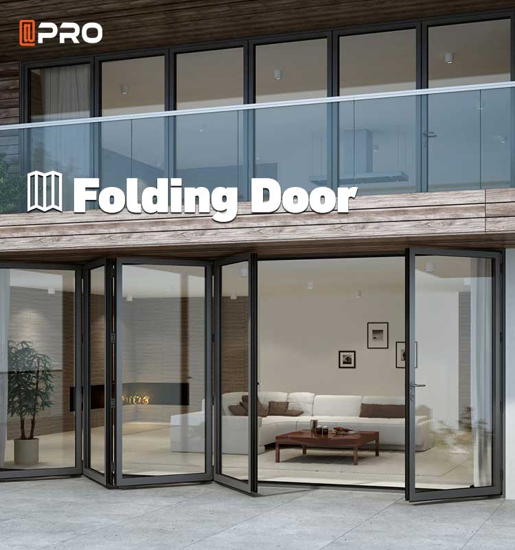 Aluminum Folding Door System Display