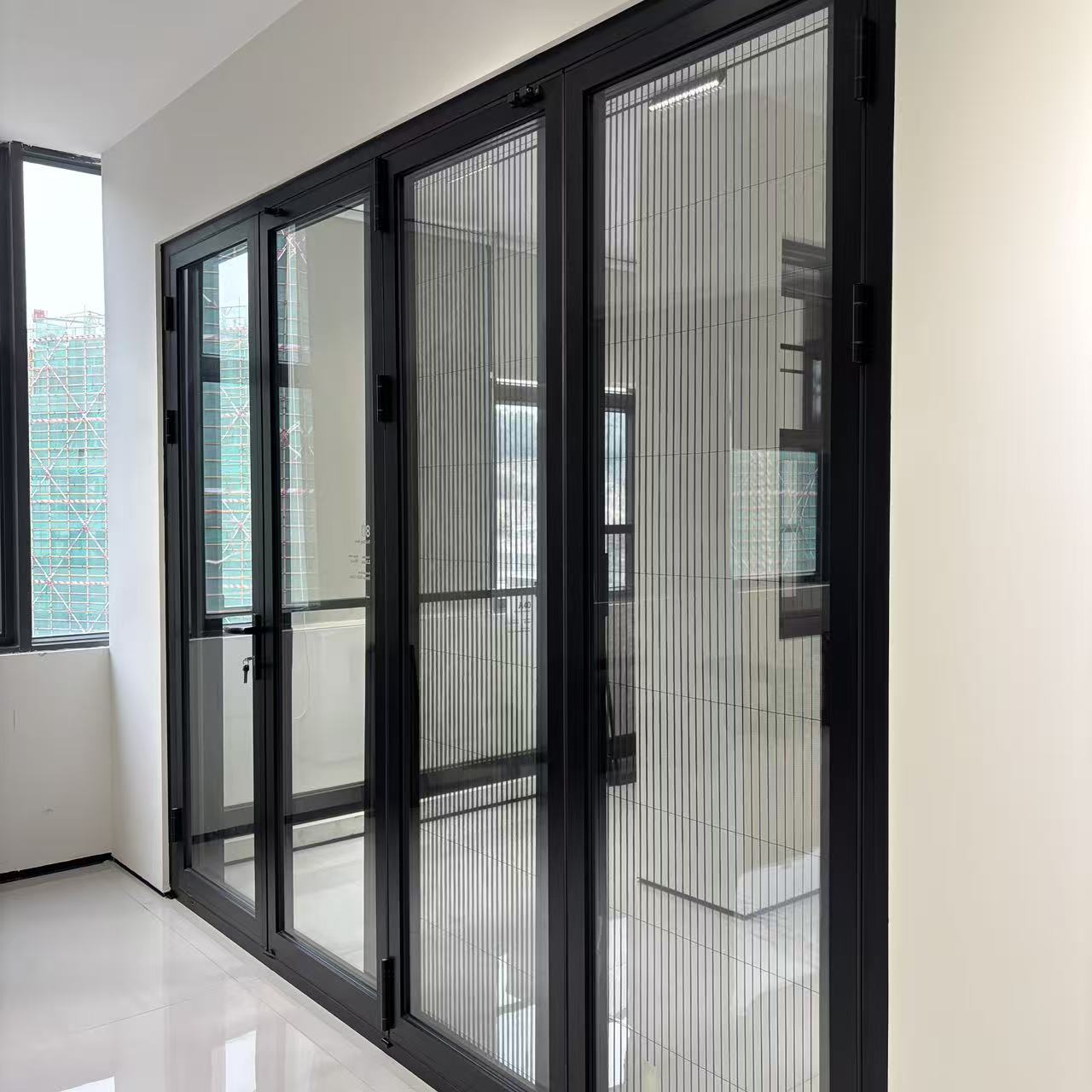 DERCHI Modern Aluminum Sliding Glass Door Soundproof and Windproof Sliding Glass Door For Home Hotel and Office Building