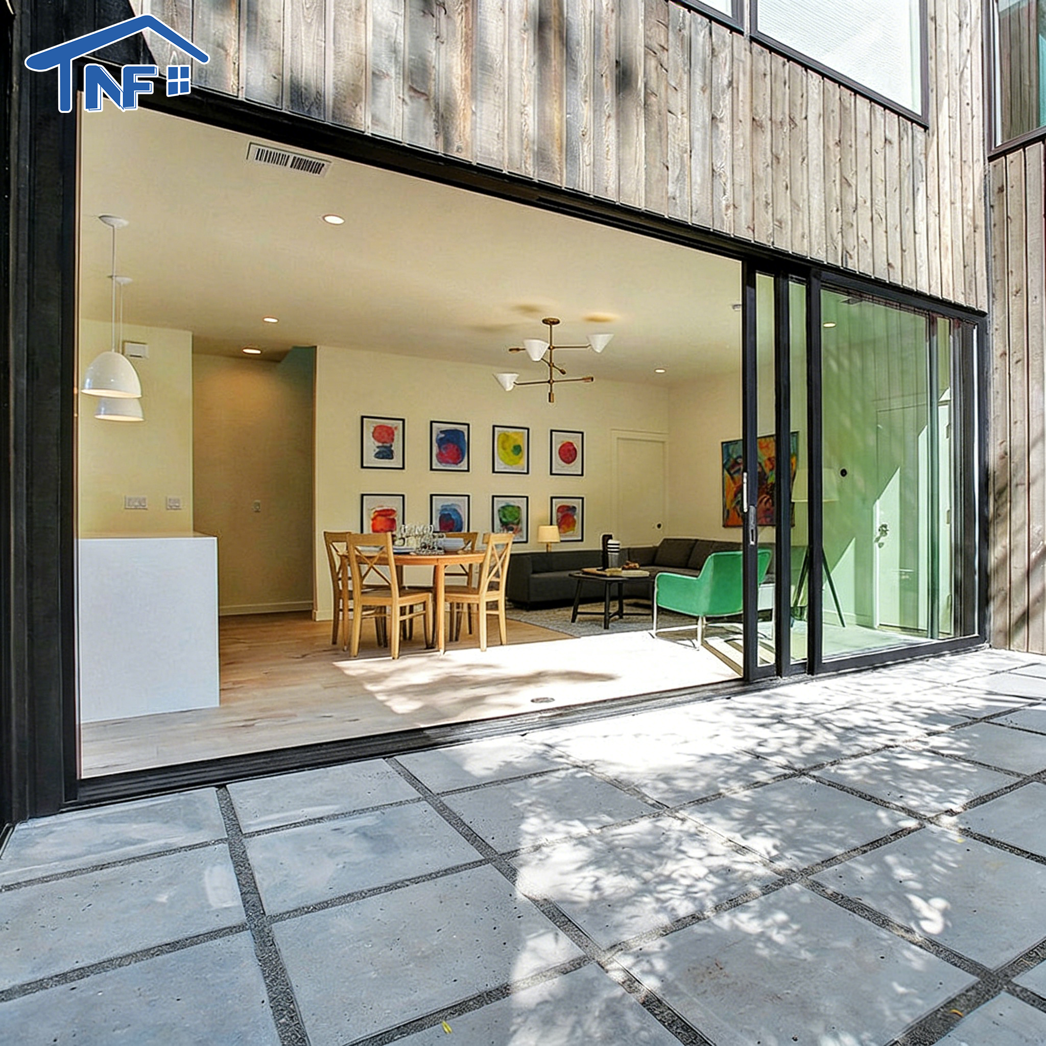 Heavy Duty Thermal Break Lift and Sliding Patio Door Modern Aluminum Alloy Soundproof Double Glass Sliding Doors