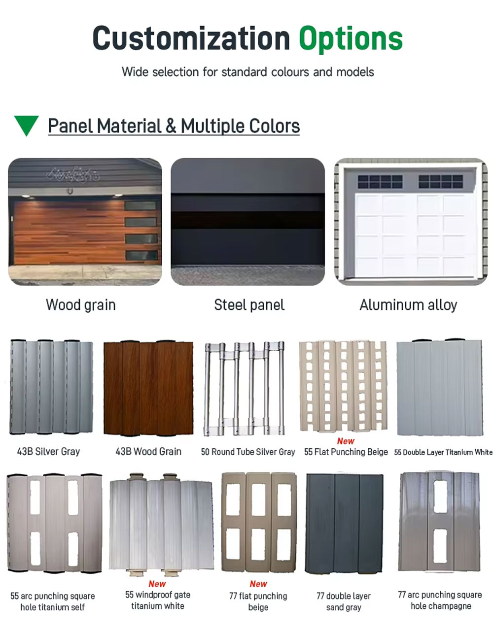 Aluminum Roll up Shutter Gate Remote Control Exterior Automatic Roller Shutter Door  for Villas and Workshops