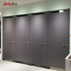 Commercial grade aluminum partition and cubicle door