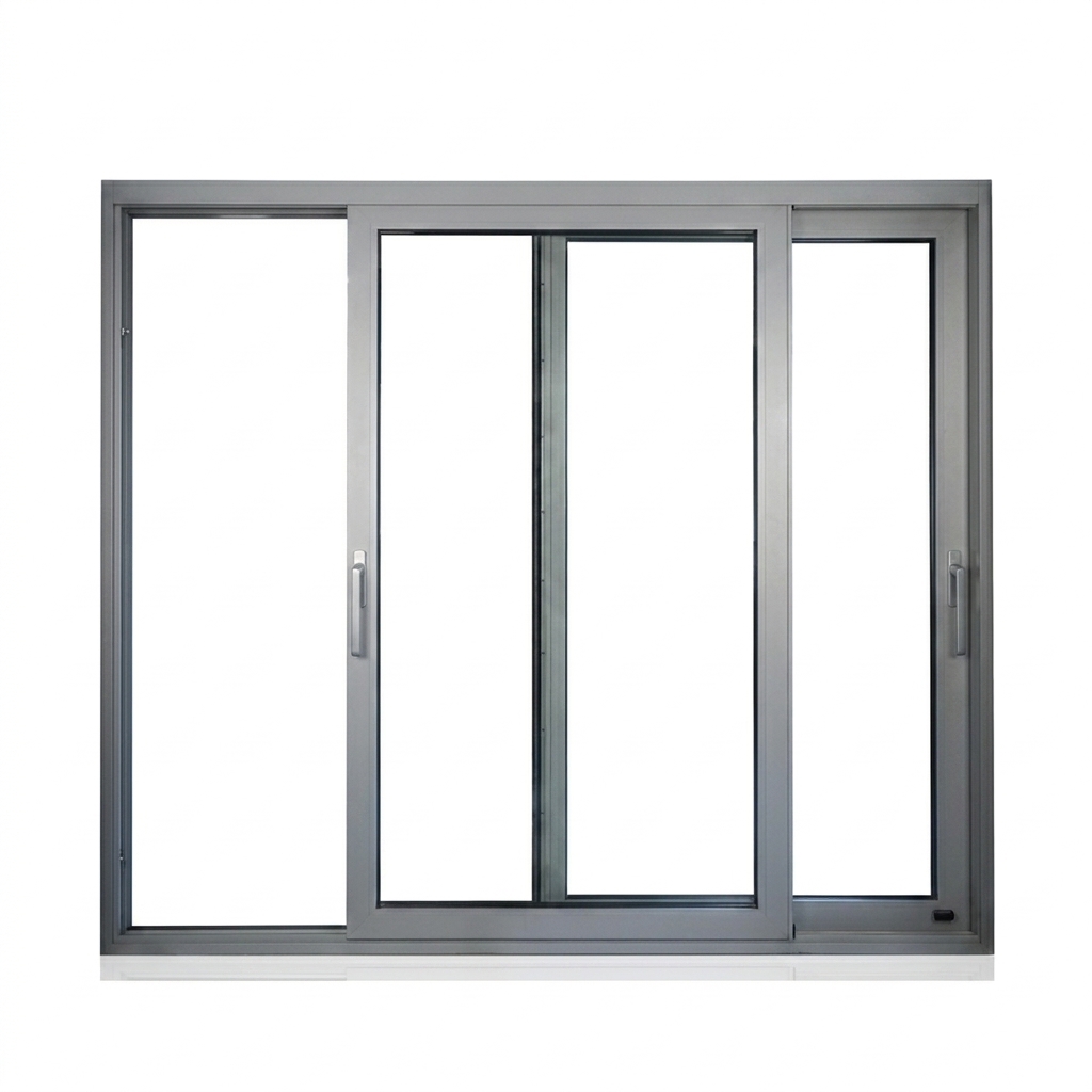Custom Double Glazed Glass Sliding Aluminium Doors and Windows Dubai