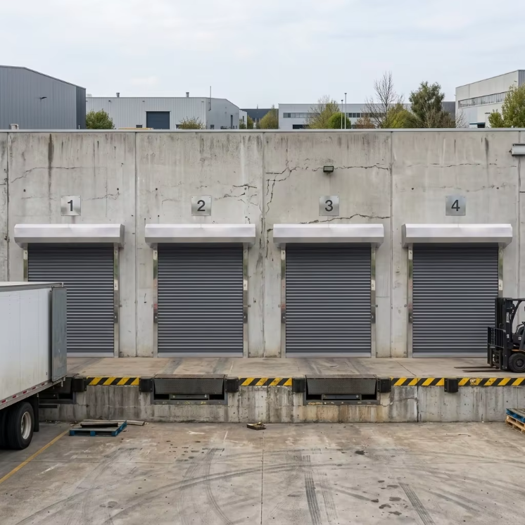Scene presentation of aluminum roller shutter door