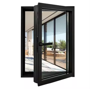 Villa Modern Double Glazed Window Aluminum Casement Windows