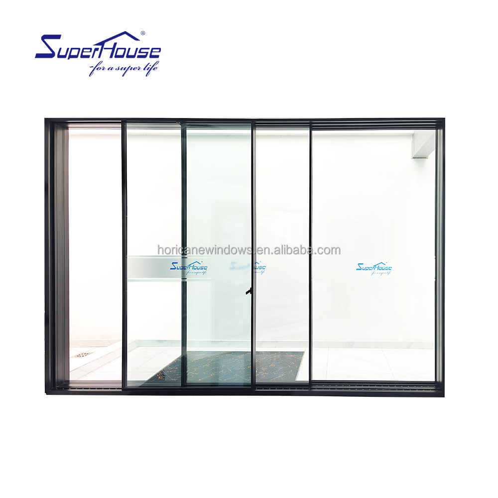 Florida Approved Miami Dade Hurricane Impact Glass Aluminium Sliding windows Screen Window