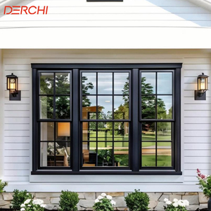 Top quality Aluminum Double hung windows Sleek Thin Profile