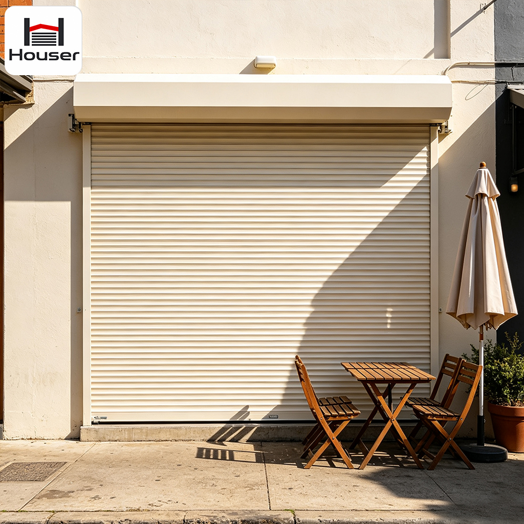 Silent Aluminum Roller Shutter Door Automatic Rolling Shutter for Residential House Modern Interior Counter Security