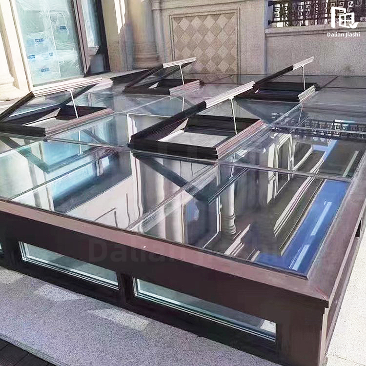 Customized Waterproof Aluminum Double Glazed Roof Skylight Window Dormer Window Artificial Skylight for Sale