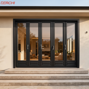 Custom Security Bi-fold Aluminum Patio Doors