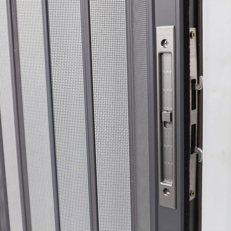 Factory Insect Net Aluminum Screen Window Horizontal Slide Folding Aluminum Retractable Screen Door