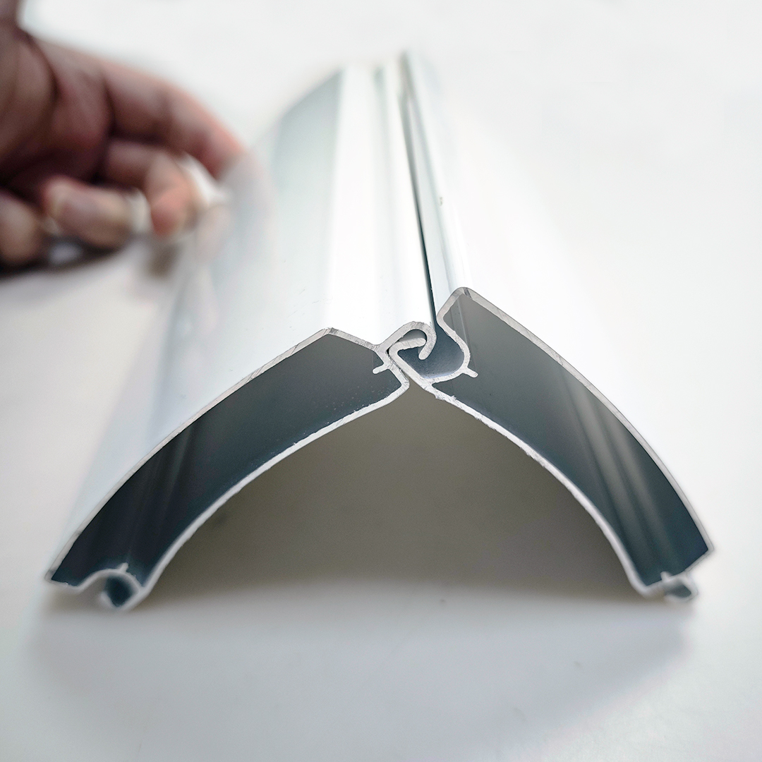 6061 6063 T5 T6 Rolling Shutter Door With End Cover Aluminum Extruded Aluminum Profiles