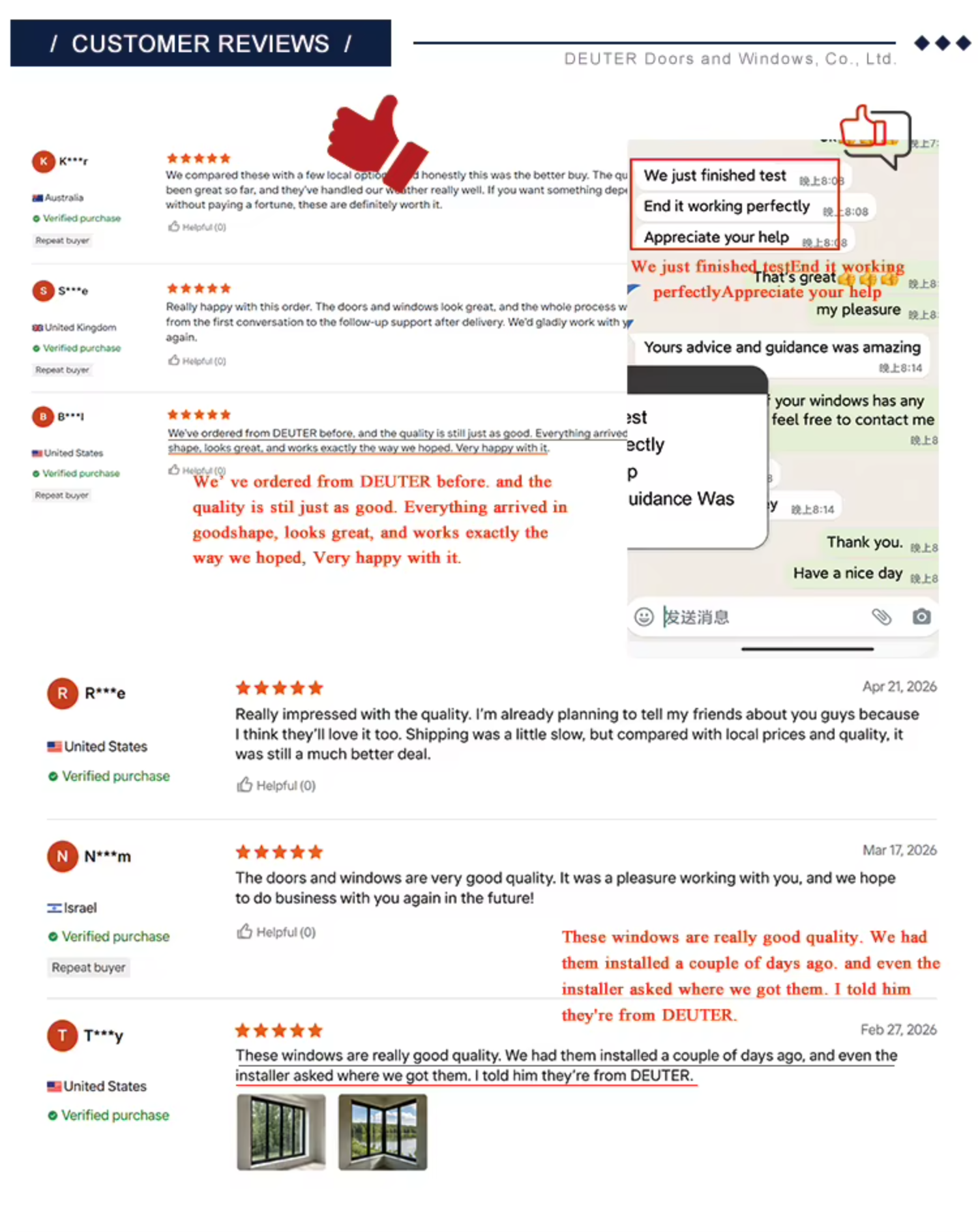 Customer Reviews and Feedback