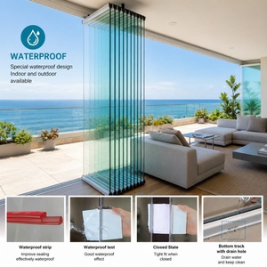 Balcony Panoramic View Bi-Fold Sliding Glazed System