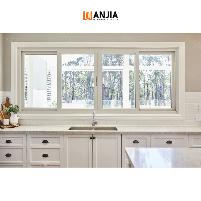 Latest Designs House Home Replacement Aluminium Windows Kitchen French Sliding Windows Certified Glass Windows