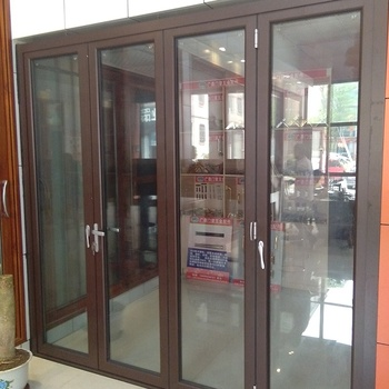Exterior Aluminum Alloy Patio French Double Casement Doors for Commercial