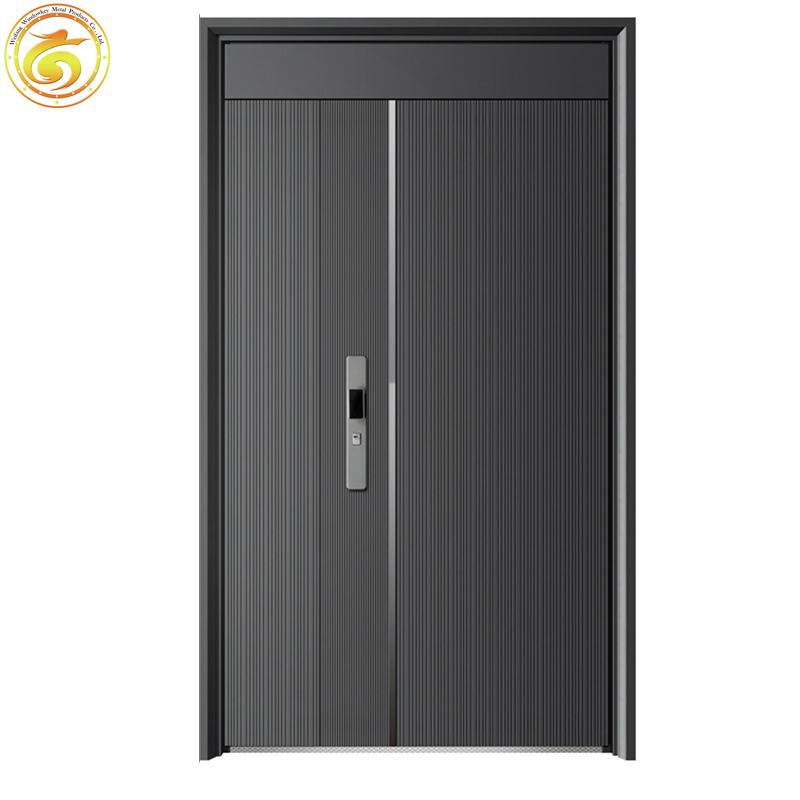 Customized Residential Front Entry Doors Hurricane Impact Exterior Villa Entrance Door