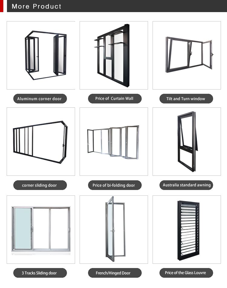 Double Glazed Aluminium Windows and Doors Comply with Australian & NZ Standards/Aluminium windows in China
