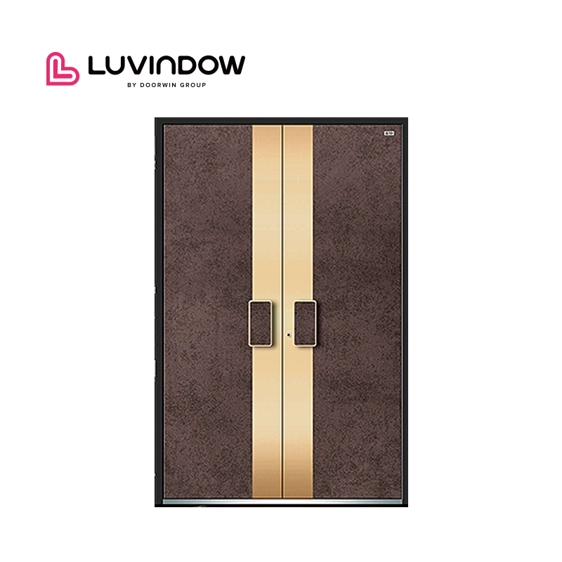AS2047 Luxury Aluminum Single Entrance Doors Home Doors External Sound Insulated Fire Proof Exterior Front Entry Hurricane Doors