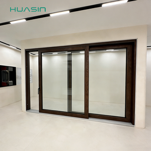 USA Standard Triple Glazed Red Oak Aluminum Clad Wood Doors
