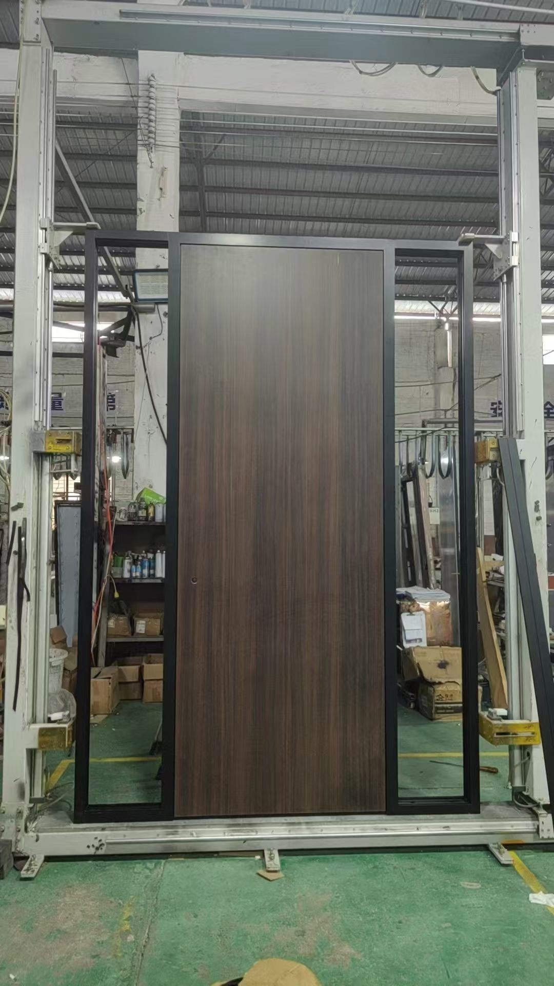 2026 Trending Aluminum Metal Door with Hidden Hinges for Modern Office Entrance