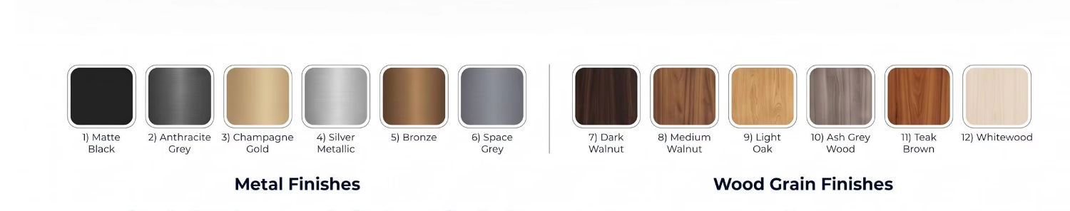 Wood Grain Pivot Front Door Oversized Walnut Aluminum Exterior Entry Door for American Villa Home Hidden Pivot Smart Lock