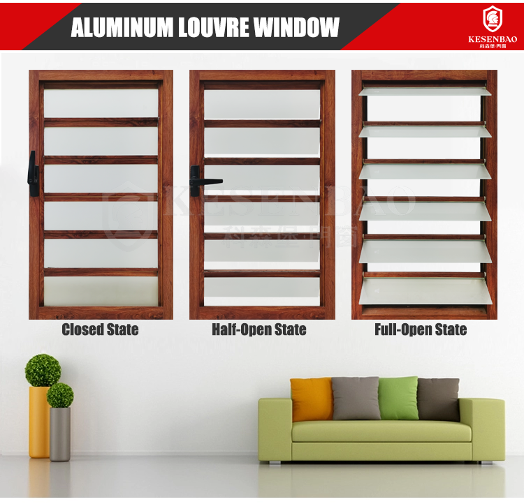 Aluminum Louvre Window Installation