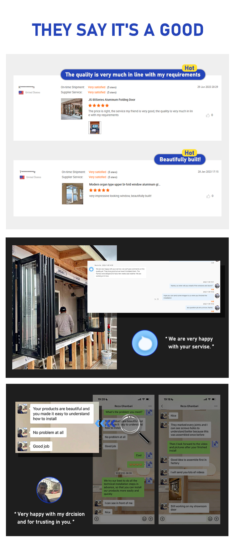 Client Reviews and Feedback