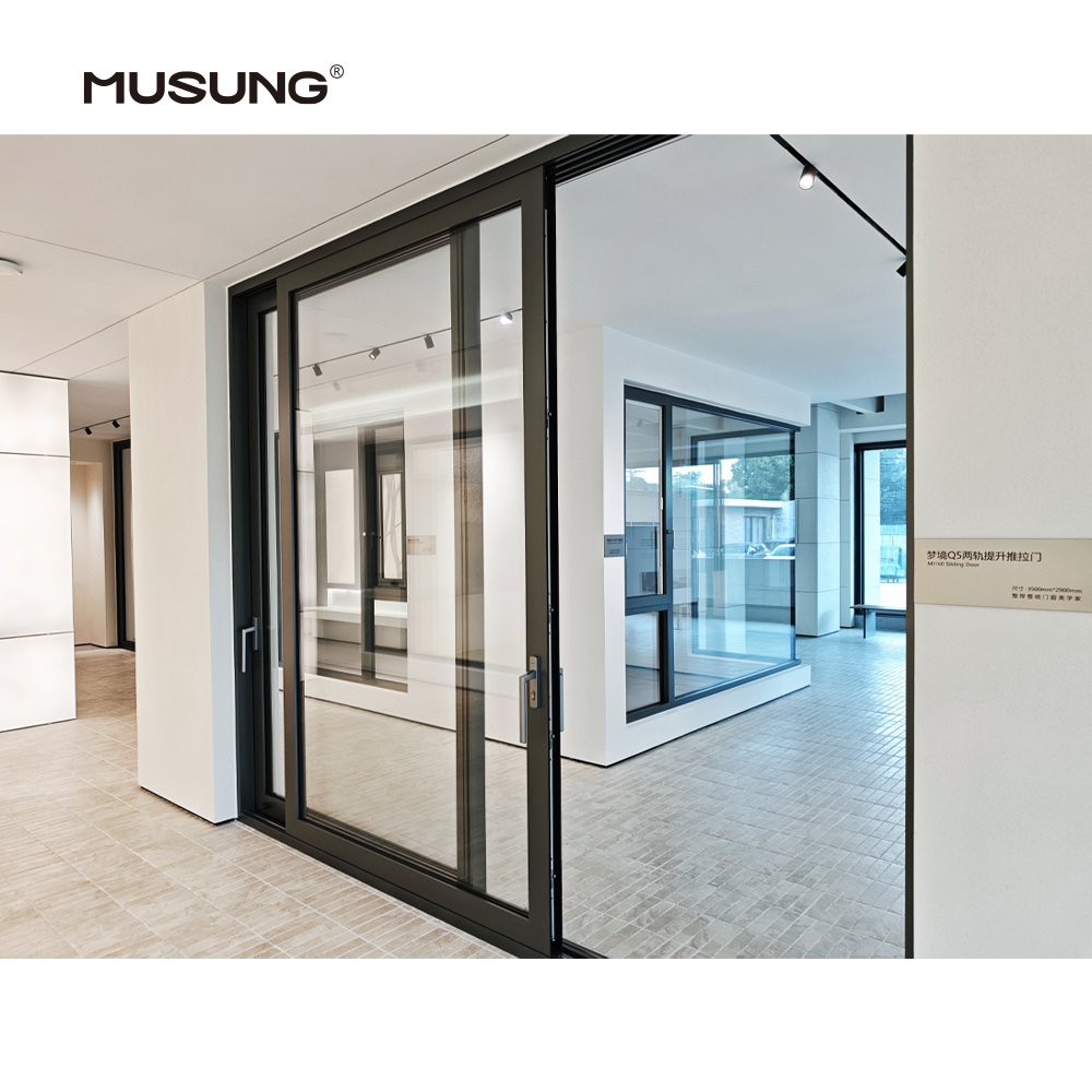 Ultra View Aluminum Lift Slide Doors Save Energy Heat Insulation Heavy Duty Patio Aluminum Sliding Glass Doors