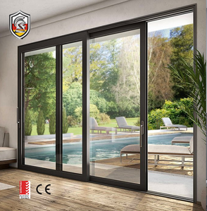 Exterior Heavy Duty Double Glazed Sliding Door Aluminium Lift and Slide Patio Doors