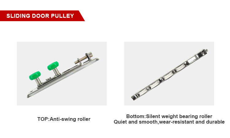 Self-developed track and pulley system