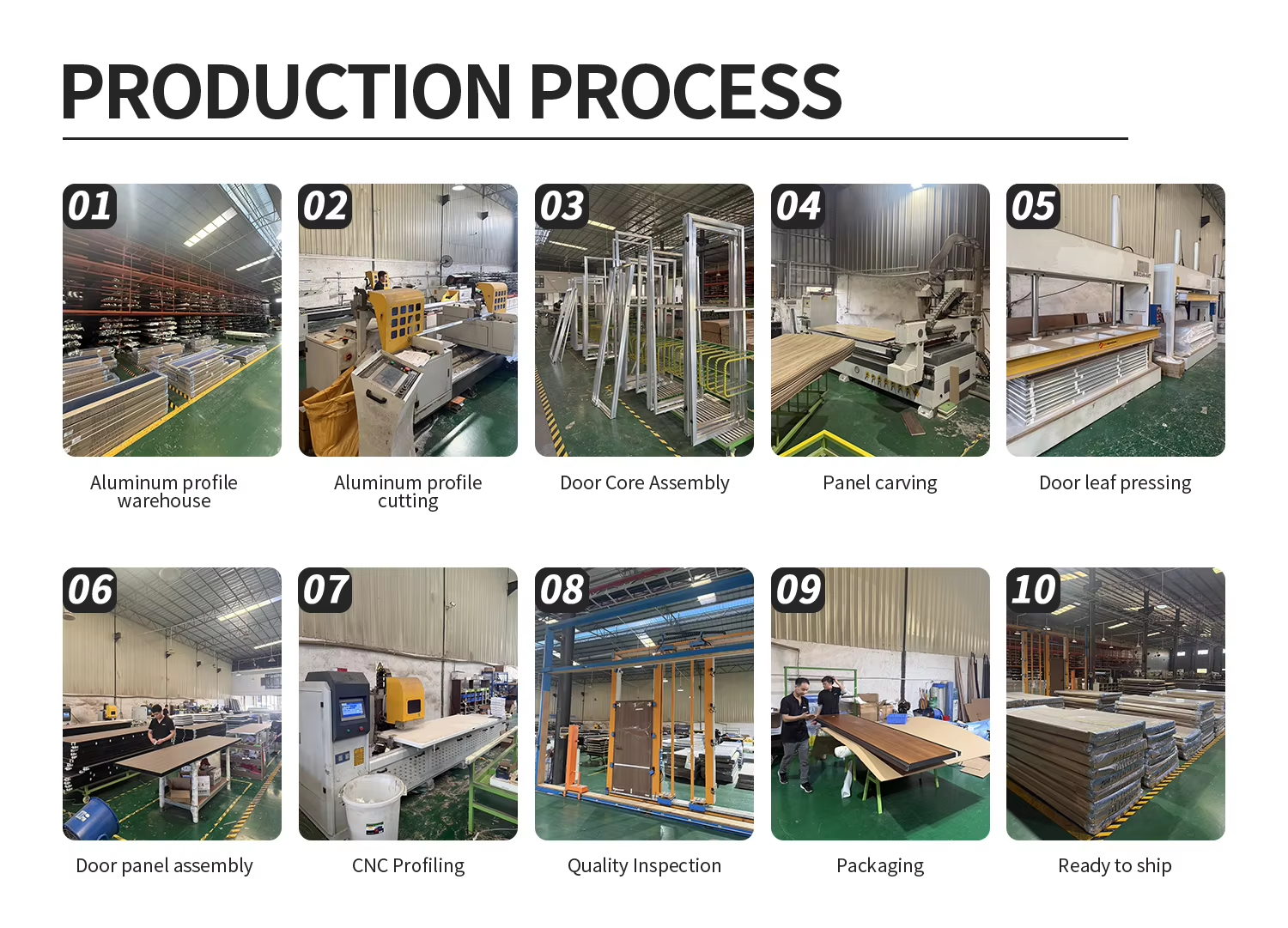 Residential Fireproof Moisture-proof MGO Door Slabs Latex & Art Coating Interior Aluminum Wood Hidden Invisible Door