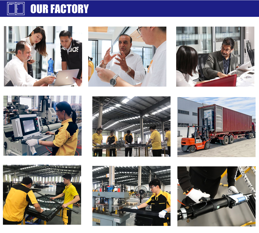 Hurricane Proof NFRC NOA AS2047 Standard Powder Coating Thermal Break Aluminium Sliding Door