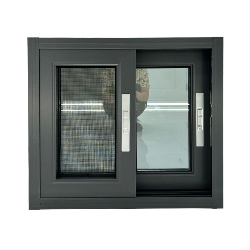 Modern Stainless Steel Screen Netting Hurricane Impact Thermal Break Aluminum Sliding House Windows Doors Horizontal Opening