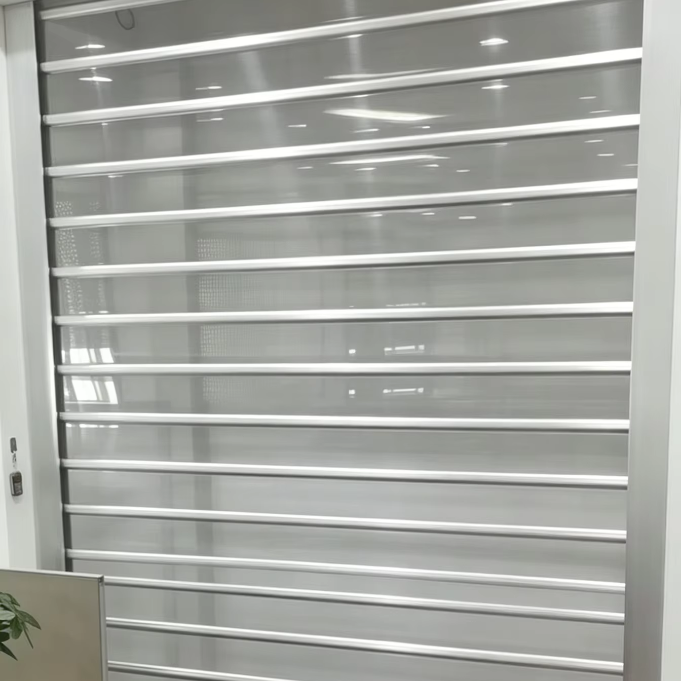 Wholesale Price Modern Customize Smart Shop Front Door Aluminum Alloy Clear Roller Shutter Door for Supermarket and Warehouse