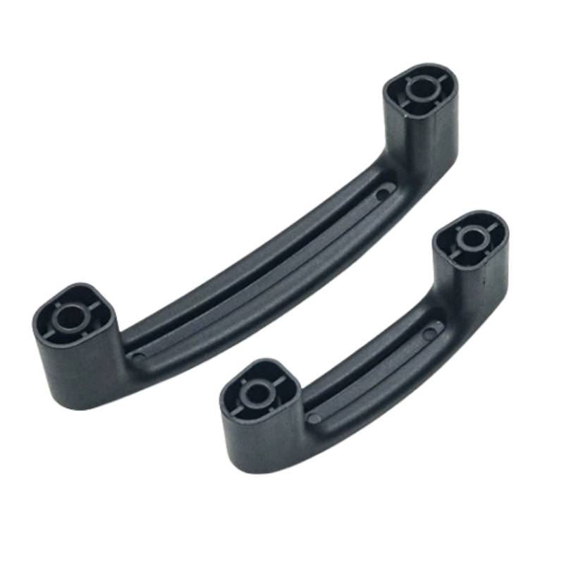 90mm Black Reinforced Handle Aluminum Extrusion Profile T Slot Door Handle Industrial U Shape Bakelite Oval Cabinet Handle
