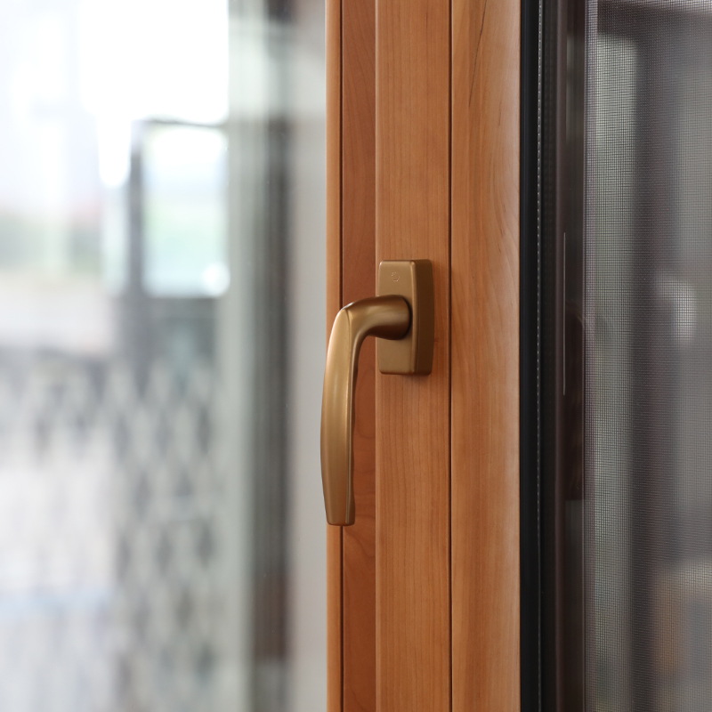 High Quality Aluminum Clad Wood Modern windows Custom Standard Replacement Residential Aluminum Clad Wood Windows
