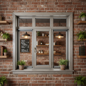 Double Glazed Single Hung Sliding Soundproof Aluminum Clad Wood Windows
