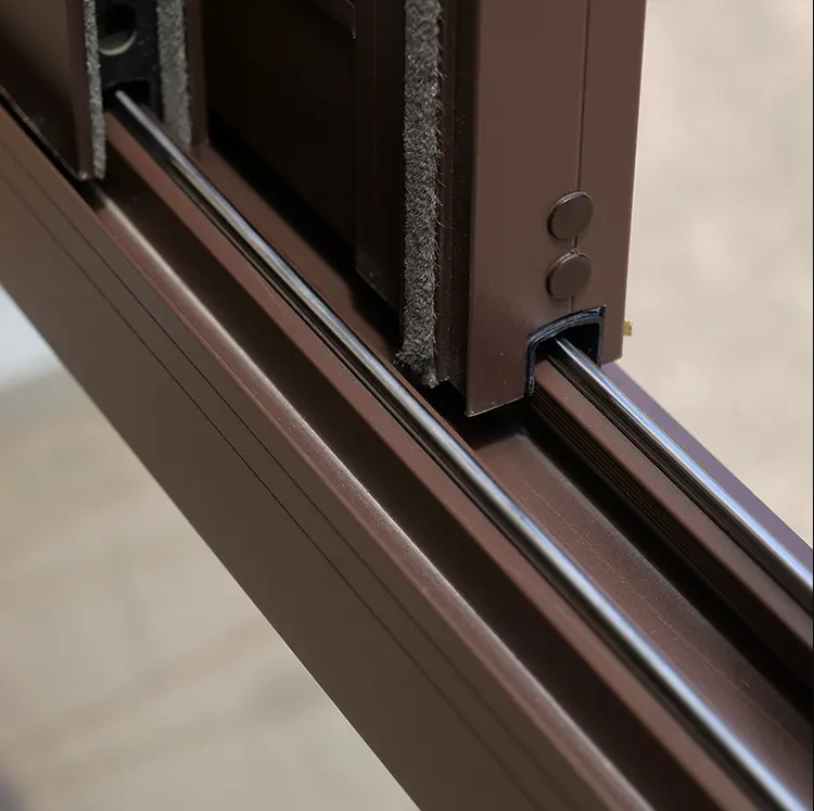 RG93.6 High Quality Durable Thermal Insulation Energy-saving Sliding Doors Exterior Aluminum Glass Sliding Doors Courtyard Doors