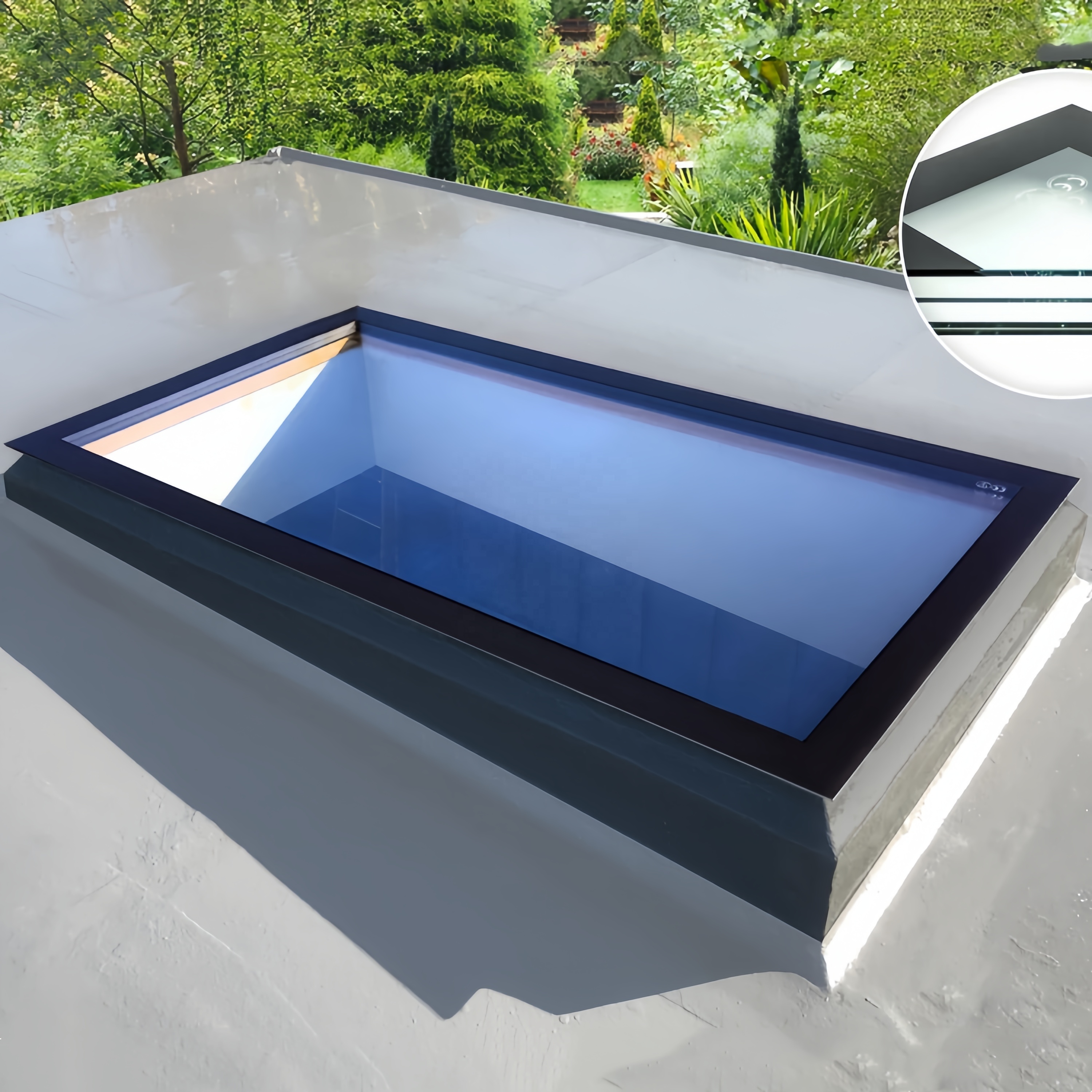 Customized Made in China Soundproof Roof Window Aluminum Hurricane Impact Dormer Window with Skylight/sloop Roof Window for Sale
