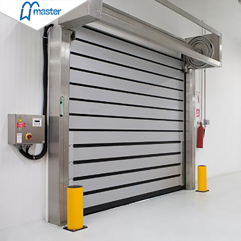 Master Well Wholesale Industrial Warehouse Security Rolling Roller Shutter Door Fast Roll up Aluminum High Speed Spiral Doors