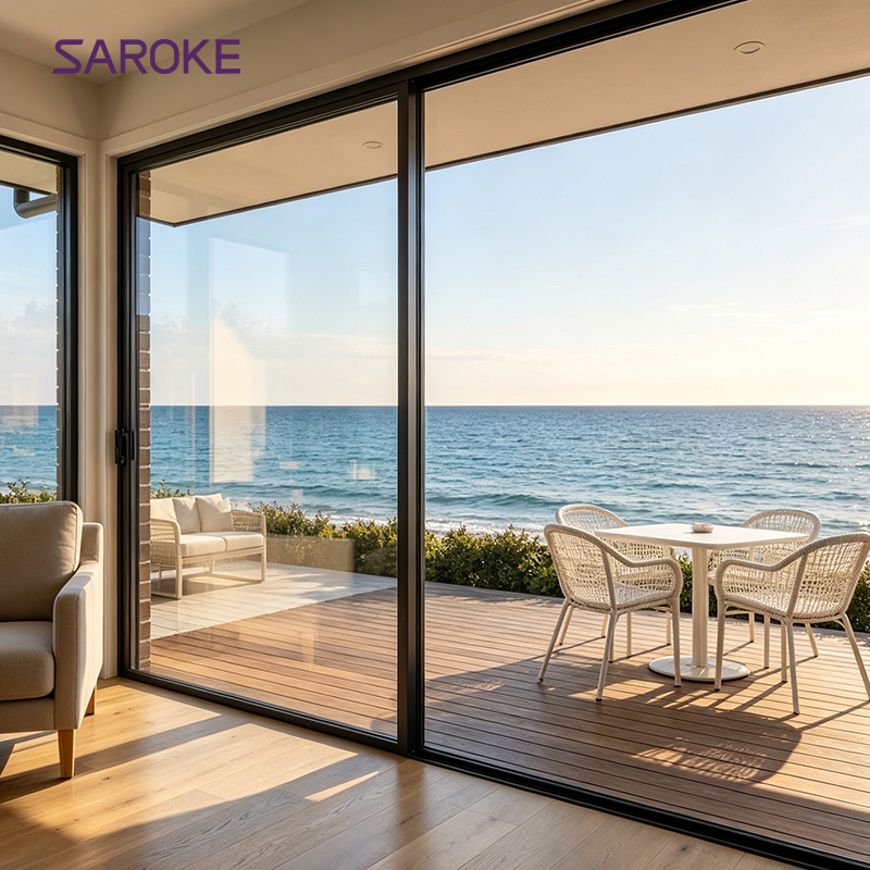 Thermal Break AS2047 Australian Lift Slide Aluminium Frame Double Glass Outdoor Balcony Design Patio Sliding Doors