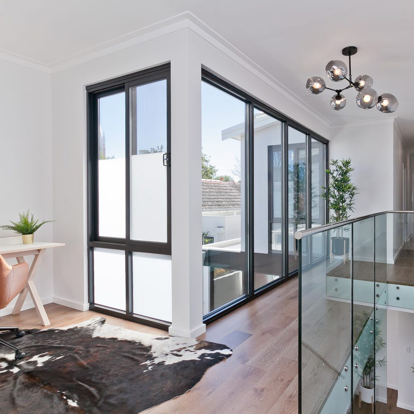 Australia Standard AS2047 Double Glass Aluminium Window Sliding Windows Aluminium Windows With Vent Australian Standard