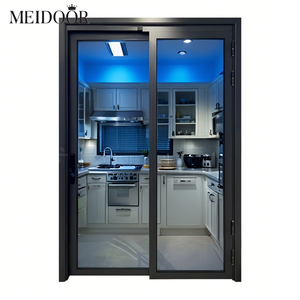 Modern Waterproof PT PD Glass Door Interior Security Swing Sliding Door