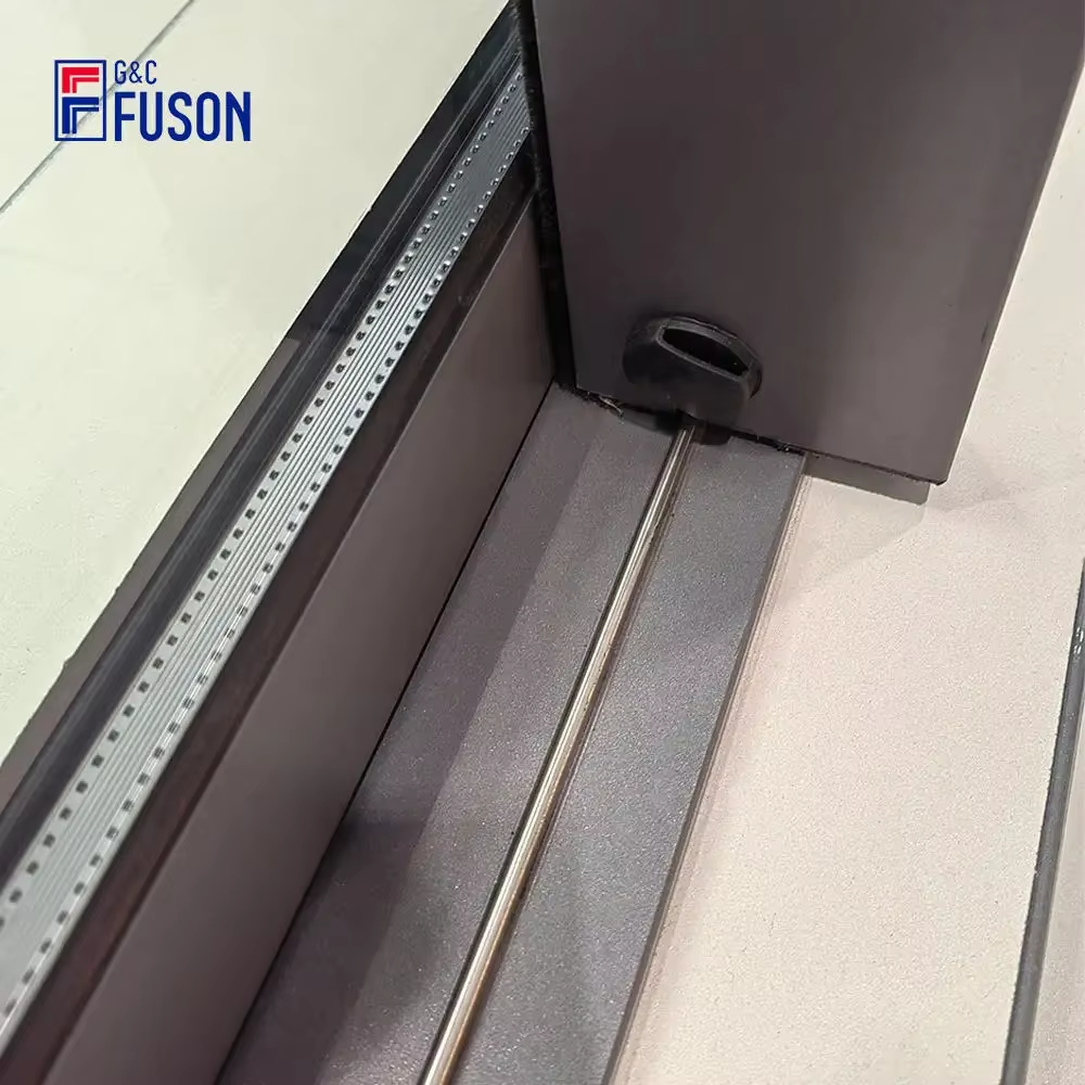 Fuson 2024 Customized Aluminum Sliding Window Impact Resistant Hurricane Windows and Doors Sliding Glass Windows for Home
