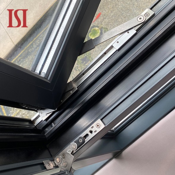 Top Brand Level 8 Thermal Insulation Casement Windows Modern Design with Louver Curtain Optional Intelligent APP System Control